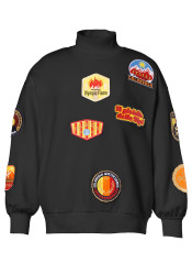 Dámská mikina  Goldbergh Roma Turtle Neck Sweater Black