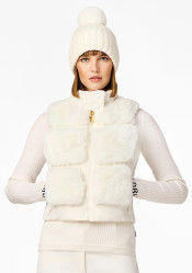 Dámská vesta  Goldbergh Chic Bodywarmer Faux Cream