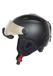 Lyžařská helma s zlatým štítem Goldbergh Glam Helmet Visor Black
