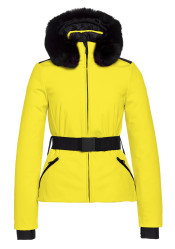 Dámská bunda Goldbergh Hida Ski Jacket Faux Border Limone