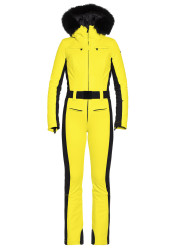 Dámská kombinéza Goldbergh Parry Long Ski Suit Faux Borde Limone