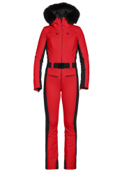 Dámská kombinéza Goldbergh Parry Long Ski Suit Faux Borde Flame