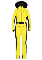 Dámská kombinéza Goldbergh Parry Ski Suit Faux Border Limone