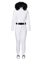 Dámská kombinéza Goldbergh Glisser Ski Suit Faux Border White