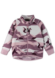 Dětský fleecový svetr Reima Ornament - Deep purple