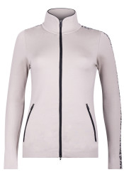 Dámský svetr Newland N4 6740/0097 Lady Full Zip Stone/White