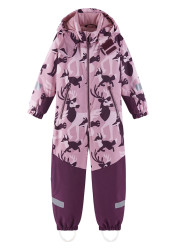Dětská zimní kombinéza s membránou Reima Kurikka - Grey Pink 