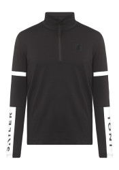 Pánská mikina Slim Fit Toni Sailer Pepe Men First Layer Black 100