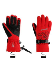 Dětské lyžařské rukavice Spyder 38F145401-SPR Overweb Gloves, Spyder Red