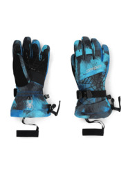 Dětské lyžařské rukavice Spyder 38F145401-CBC Overweb Gloves, Cobalt Block Camo