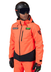 Pánská bunda Rossignol-HERO BLACKSIDE INSULATED JKT-NEON RED