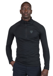 Pánská mikina Rossignol-BLACKSIDE FLEECE HZ-BLACK