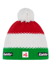 Pánská čepice Eisbär-Star Pompon MÜ SA-electric-white-ketchup