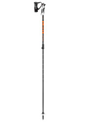 Sjezdové hole Leki Drifter Vario S, black-dark anthracite-neonorange, 90 - 120 cm