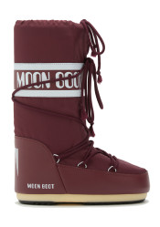 Dětské sněhule Moon Boot ICON NYLON-D013 BURGUNDY