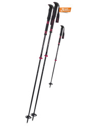 Skialpové hole Komperdell CARBON C2 Ultralight black/berry