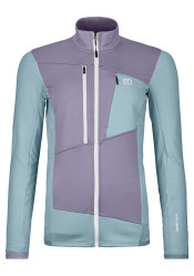 Dámská mikina Ortovox Fleece Grid Jacket W Glacier Grey