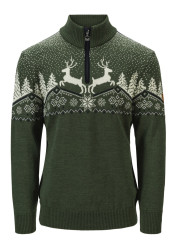 Pánský svetr Dale of Norway Dale Christmas Masc Sweater Loden Offwhite Navy
