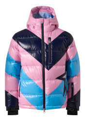 Dámská péřová bunda - Perfect Moment Super Mojo Jacket Pink/Blue
