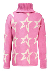 Dětský svetr Perfect Moment Star Dust Sweater Lilac Chiffon/Snow White Star