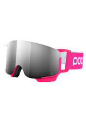 Dětské lyžařské brýle POC POCito Nexal Fluorescent Pink/Partly Sunny Silver