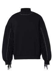 Dámský svetr Goldbergh Frenzy crew neck sweater Black