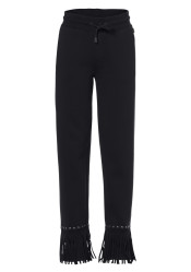 Dámské tepláky Goldbergh Reign wide leg track pant Black