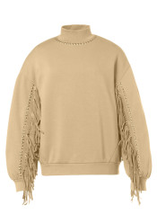 Dámský svetr Goldbergh Frenzy crew neck sweater Caramello