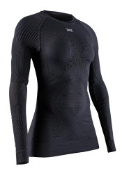 Dámské triko X-Bionic® Energy Accumulator 4.0 Shirt Lg Sl Wmn Opal Black/Arctic White