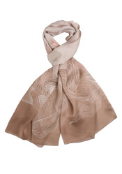Marc Cain AC B4.15 Z13 Scarf Warm Taupe New 619