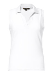 Dámský top Goldbergh Caroline Sleeveless Polo Top White