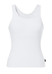 Dámské tílko Goldbergh Manon Tank Top With Bra White