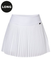 Dámská sukně Goldbergh Plissé Long Skirt White