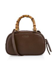 Marc Cain AC TJ.03 L31 Satchel Bag, Dark Wood 699