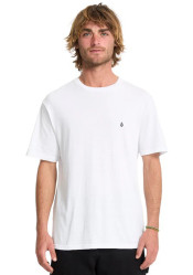 Pánské triko Volcom Stone Blanks Bsc Sst White