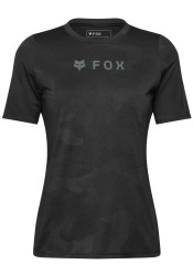 Dámský cyklistický dres Fox W Ranger Tru Dri Ss Jersey Black