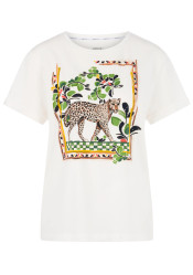 Dámské triko Marc Cain AC 48.10 J55 T-Shirt Off-White 110