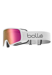 Dětské lyžařské brýle Bollé Nevada JR White Matte / Rose Gold