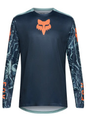 Fox Yth Ranger Ls Jrsy Img Print Arctic Blue