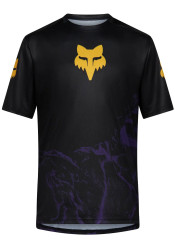 Dětský cyklistický dres Fox Yth Ranger Ss Jrsy Img Print Plum
