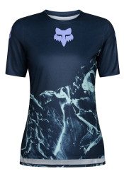 Fox W Ranger Ss Jersey Img Print Arctic Blue