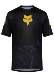 Pánský cyklistický dres Fox Ranger Ss Jersey Img Print Plum