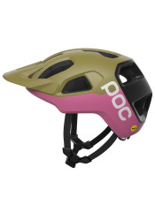 Cyklistická helma POC Cularis Olivine Green Matt/Thulite Pink Matt