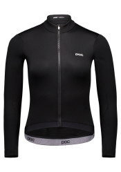 Dámský cyklistický dres  POC W's Thermal Lite LS Jersey Uranium Black