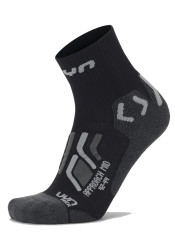 Pánské ponožky UYN Man Trekking Approach Mid Socks Black/Grey B052