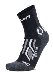 Dámské ponožky UYN Woman Trekking Approach Mid Socks Black/Grey B052