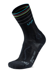 Pánské ponožky UYN Man Biotrek Light Socks Black/Grey B052