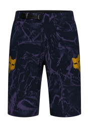 Pánské MTB kraťasy Fox Ranger Short Image Print Plum
