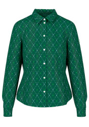 Marc Cain AS 51.17 J42 Blouse Dark Jade Green 556