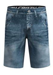 Pánské kraťasy Crazy Short Super Man Print Light Jeans